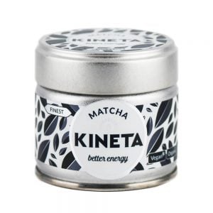 30g Tin Kineta Finest Matcha Tea Front view top